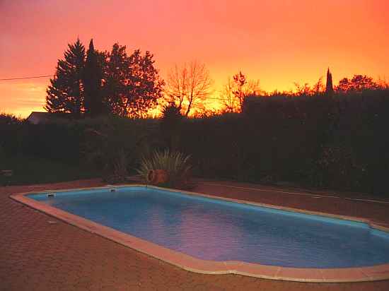 Languedoc photo - Saussines daybreak