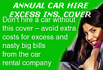 For a low, annual premium, Insurance4carhire.com provides excess insurance protecting the customer against excess charges whenever they rent a car.