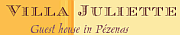 VILLA JULIETTE is ideally situated in the heart of P&eacute;zenas, home to Moli&egrave;re and to Boby Lapointe. 