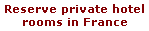 Find private hotels in France