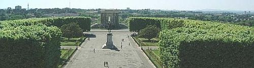 Les Arceaux - view from arche de triomphe Montpellier