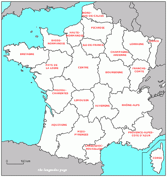 Book French hotels by regional maps