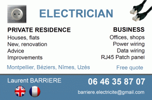 Laurent BARRIERE - Electrician 